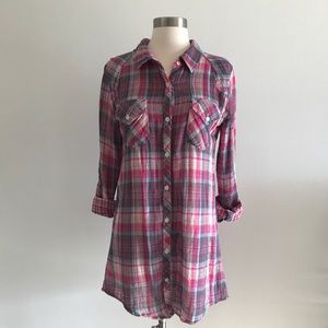 Sale Rails Plaid Soft Button Down Shirt Sz M